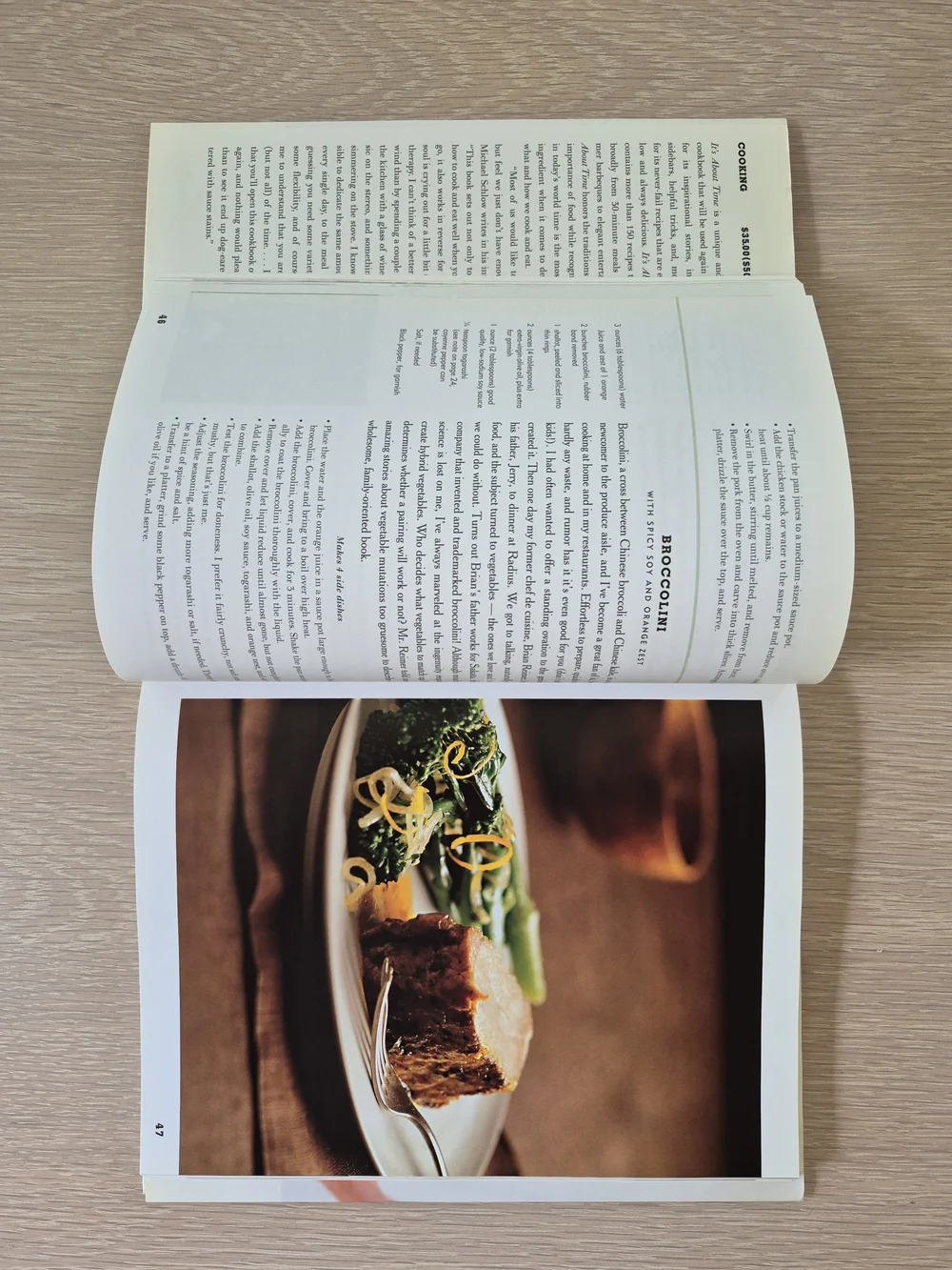 It's About Time - Cookbook by Michael Schlow